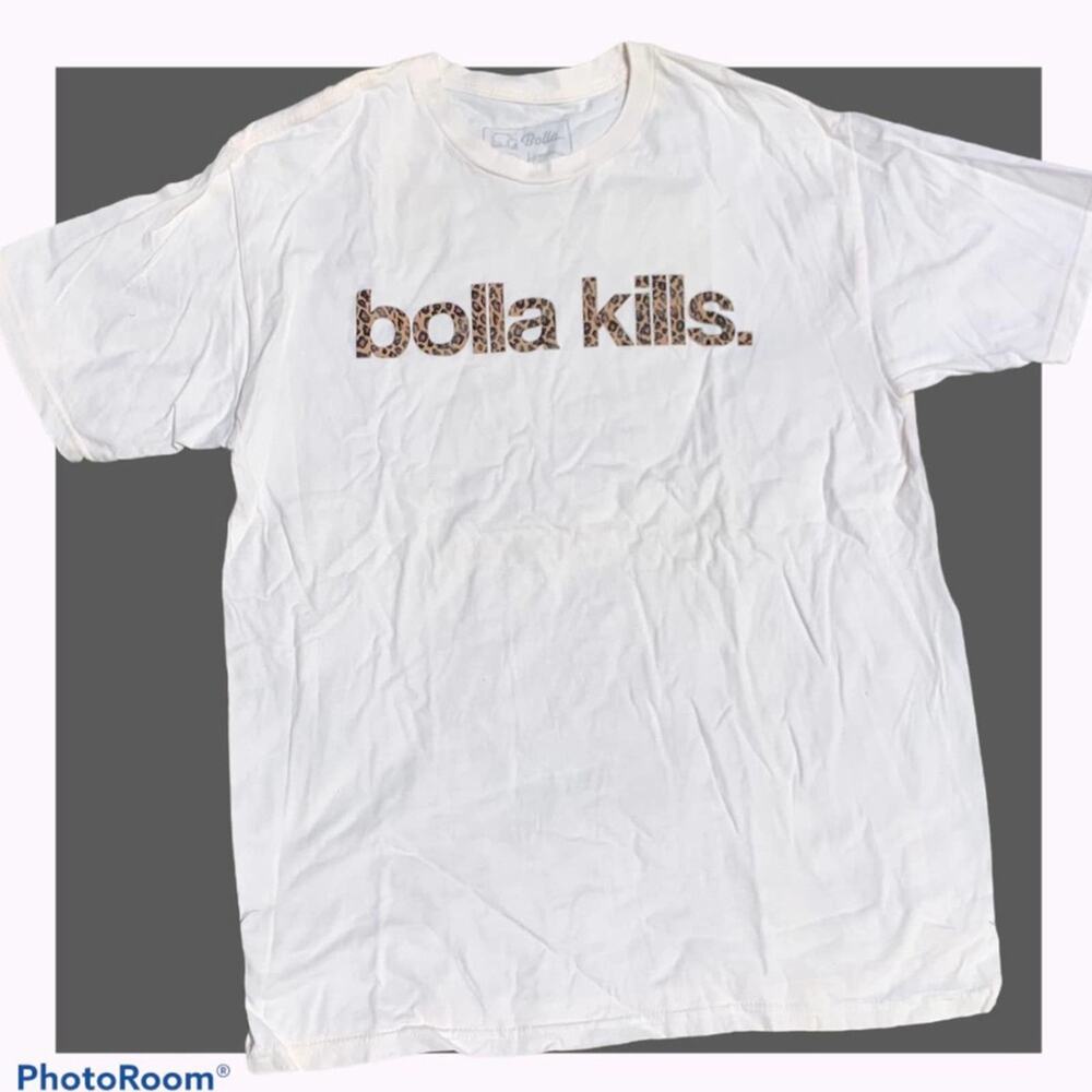 Bolla kills tshirt Text Size Large